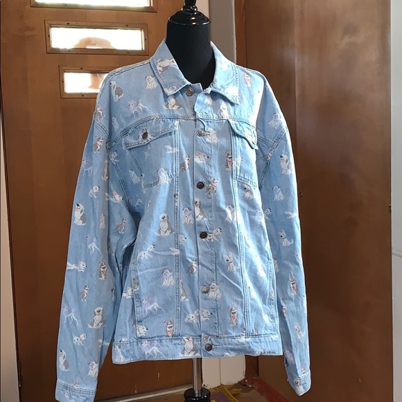 disney dog denim jacket